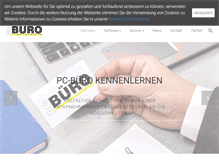 Tablet Screenshot of pc-buero.de