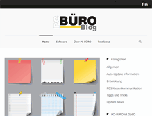 Tablet Screenshot of blog.pc-buero.de
